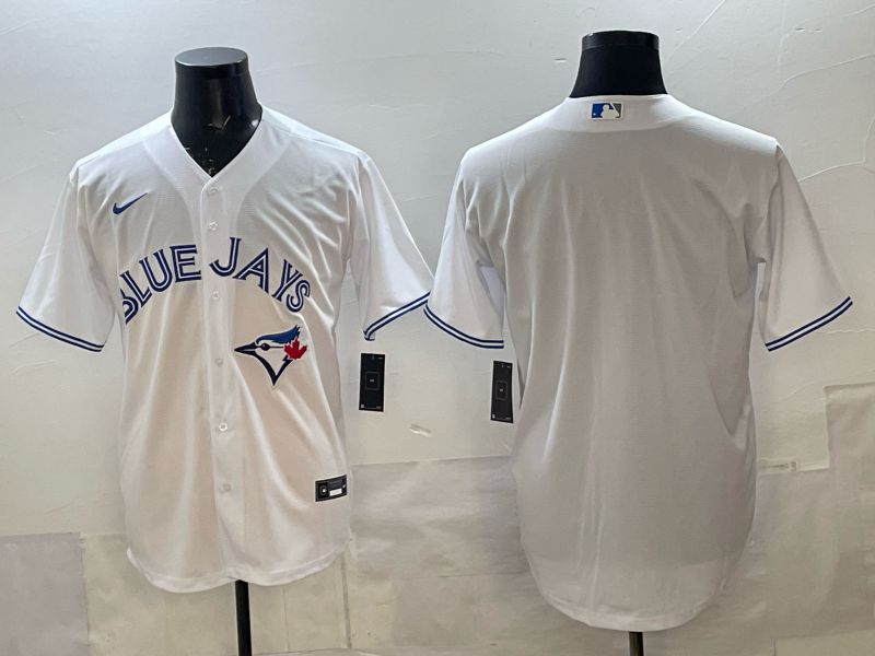 Men 2025 Toronto Blue Jays Blank White Game Nike MLB Jersey style 01->toronto blue jays->MLB Jersey